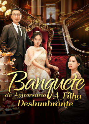 Pôster de Banquete de Aniversario Filha Deslumbrante