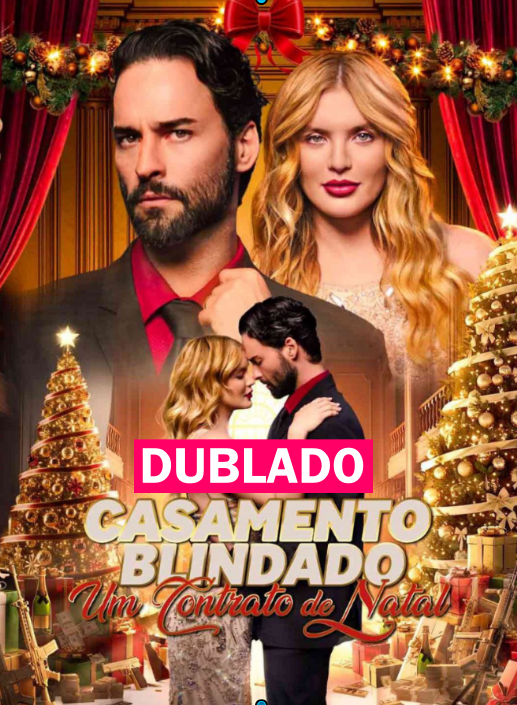 Pôster de Casamento Blindado Um Contrato de Natal