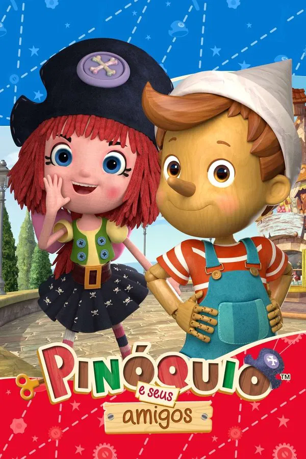 Pôster de Pinóquio e seus Amigos