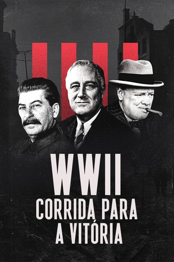 Pôster de WWII: Corrida para a Vitória