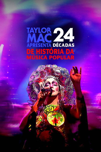 Pôster de Taylor Mac Apresenta 24 Décadas de História da Música Popular