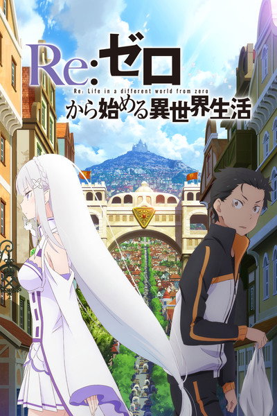 Pôster de Re Zero Comecando uma Vida em Outro Mundo