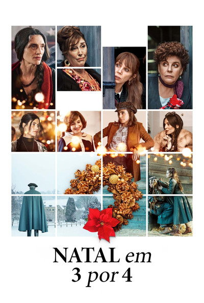 Pôster de Natal em 3 por 4