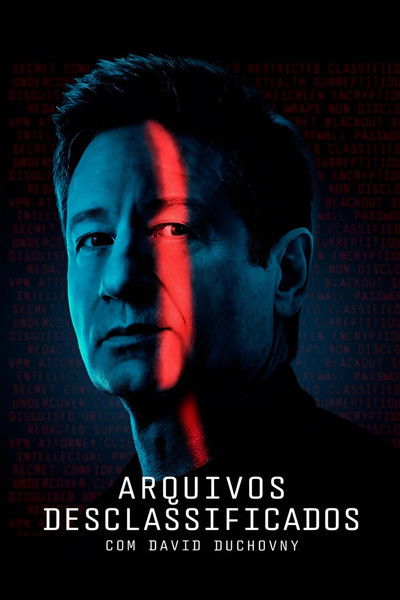Pôster de Arquivos Desclassificados com David Duchovny