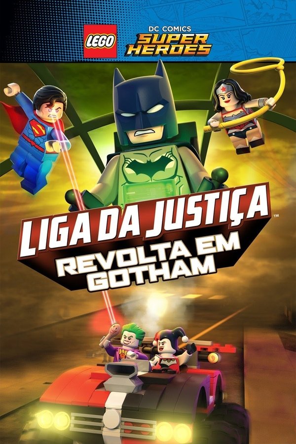 Pôster de O Liga Da Justiça Fuga Em Massa Em Gotham City