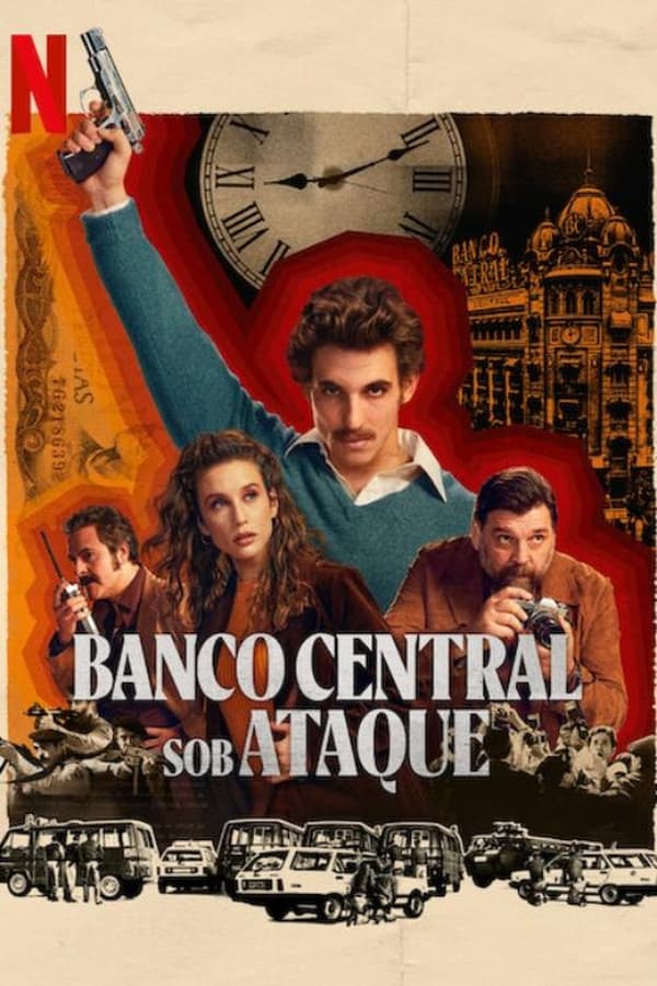 Pôster de Banco Central sob Ataque