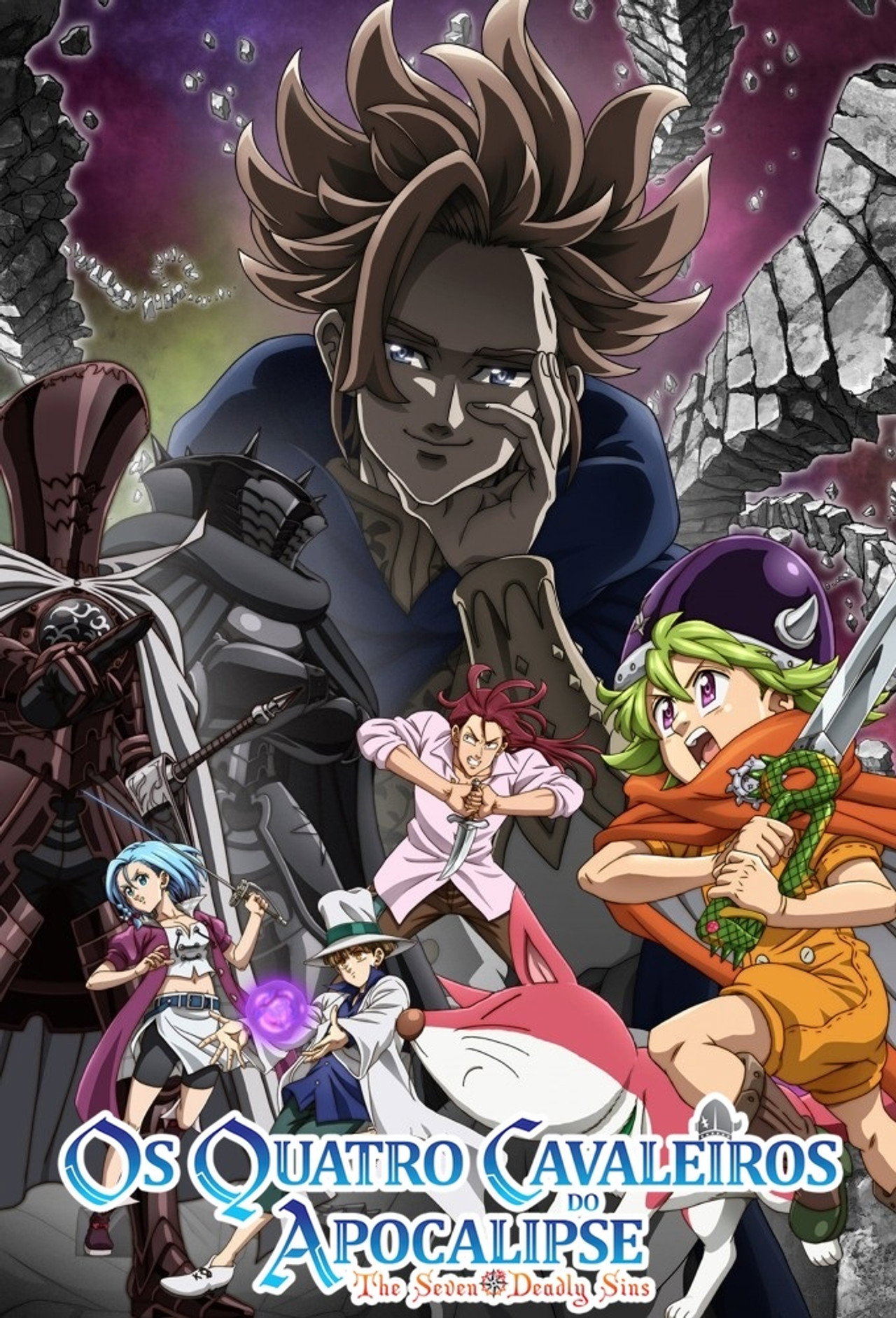 Pôster de The Seven Deadly Sins Os Quatro Cavaleiros do Apocalipse L